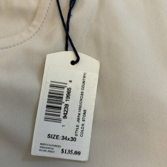 Johnnie-O Cross Country Performance Pants - Golf, Size 34x30 - Picture 4 of 10